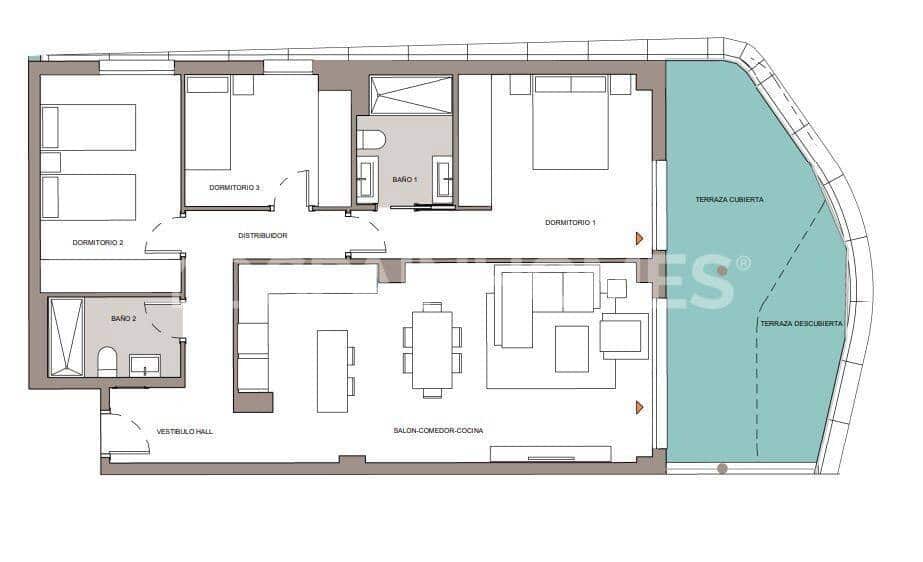 1 slaapkamer Flat te koop in La Cala de Mijas met zwembad - € 483.000 (Ref: 10023549)