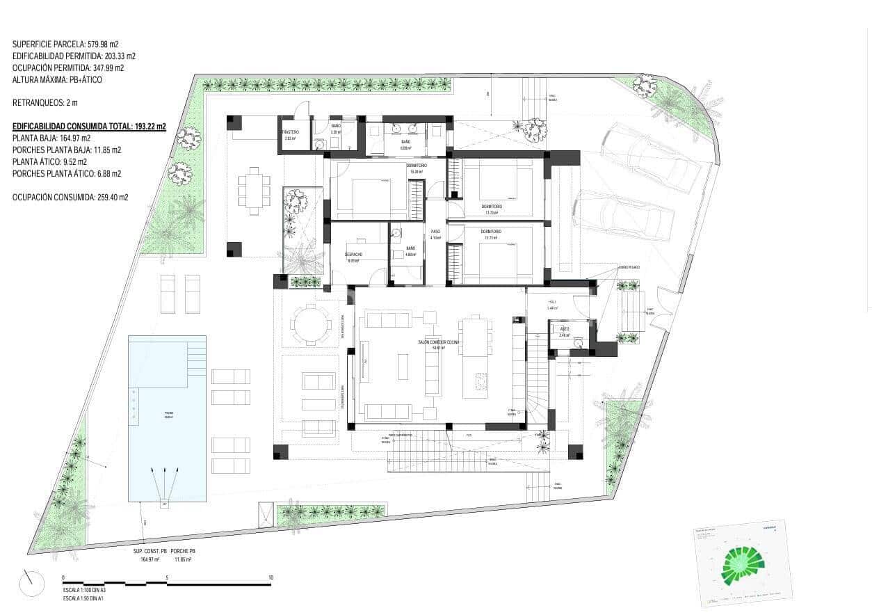 3 makuuhuone Huvila myytävänä paikassa Torre-Pacheco mukana uima-altaan - 1 780 000 € (Ref: 10048714)
