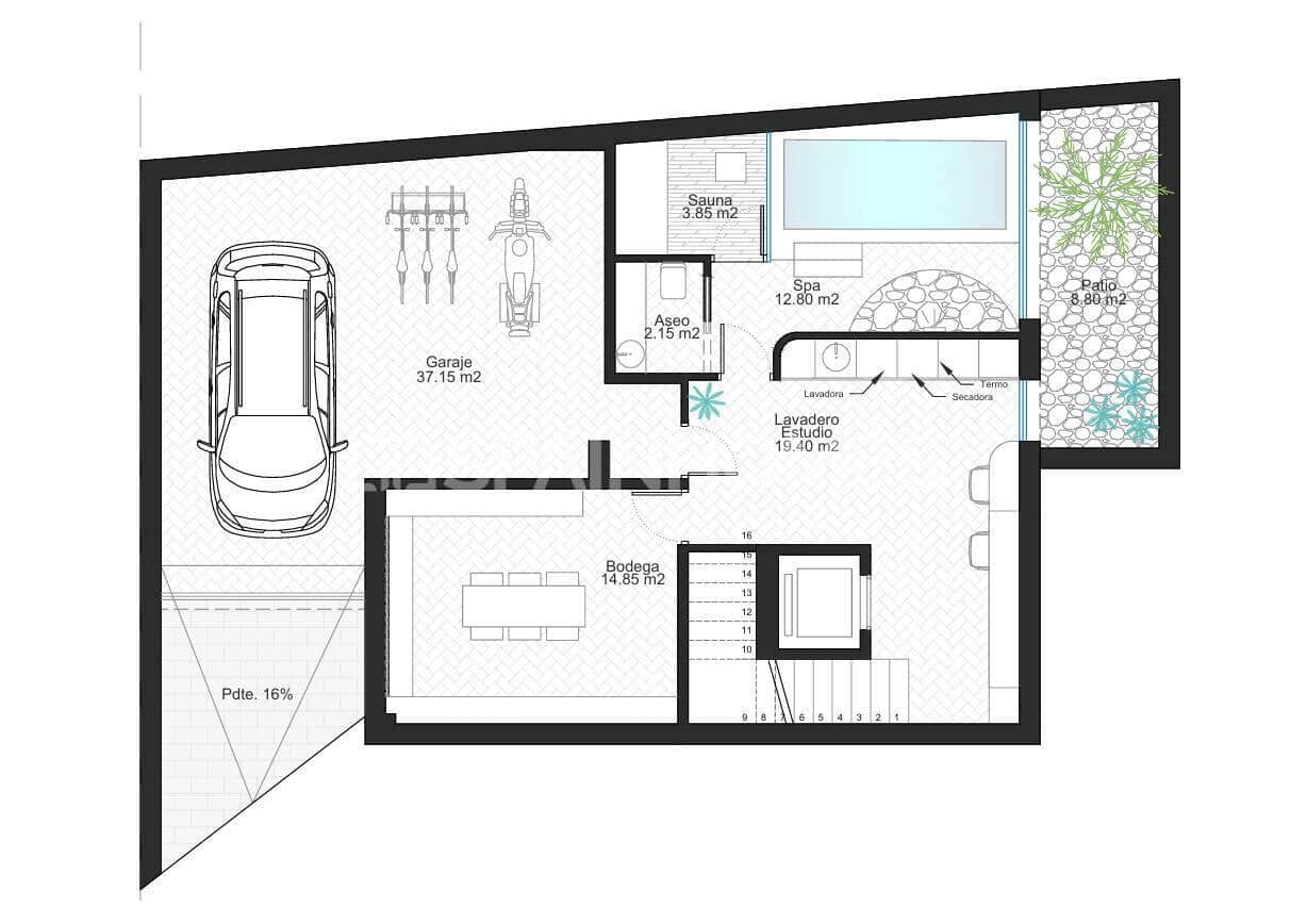 3 chambre Villa/Maison à vendre à Cala Flores avec piscine - 2 600 000 € (Ref: 10048716)
