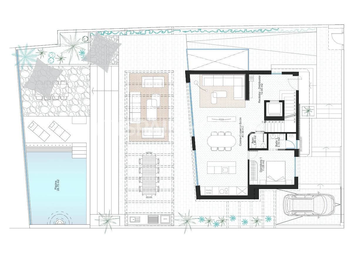 3 chambre Villa/Maison à vendre à Cala Flores avec piscine - 2 600 000 € (Ref: 10048716)