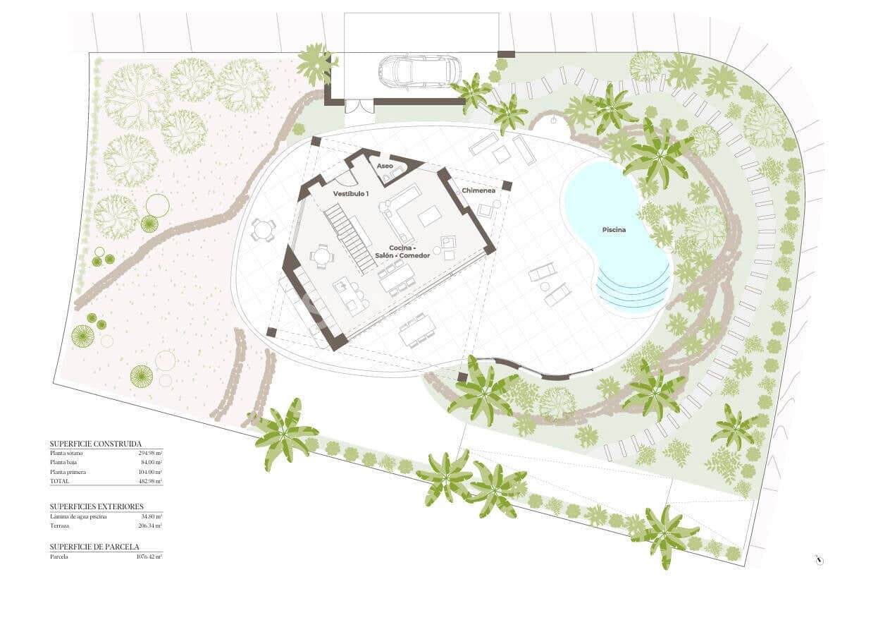 Chalet de 3 habitaciones en San Miguel de Salinas en venta con piscina - 2.490.000 € (Ref: 10048717)