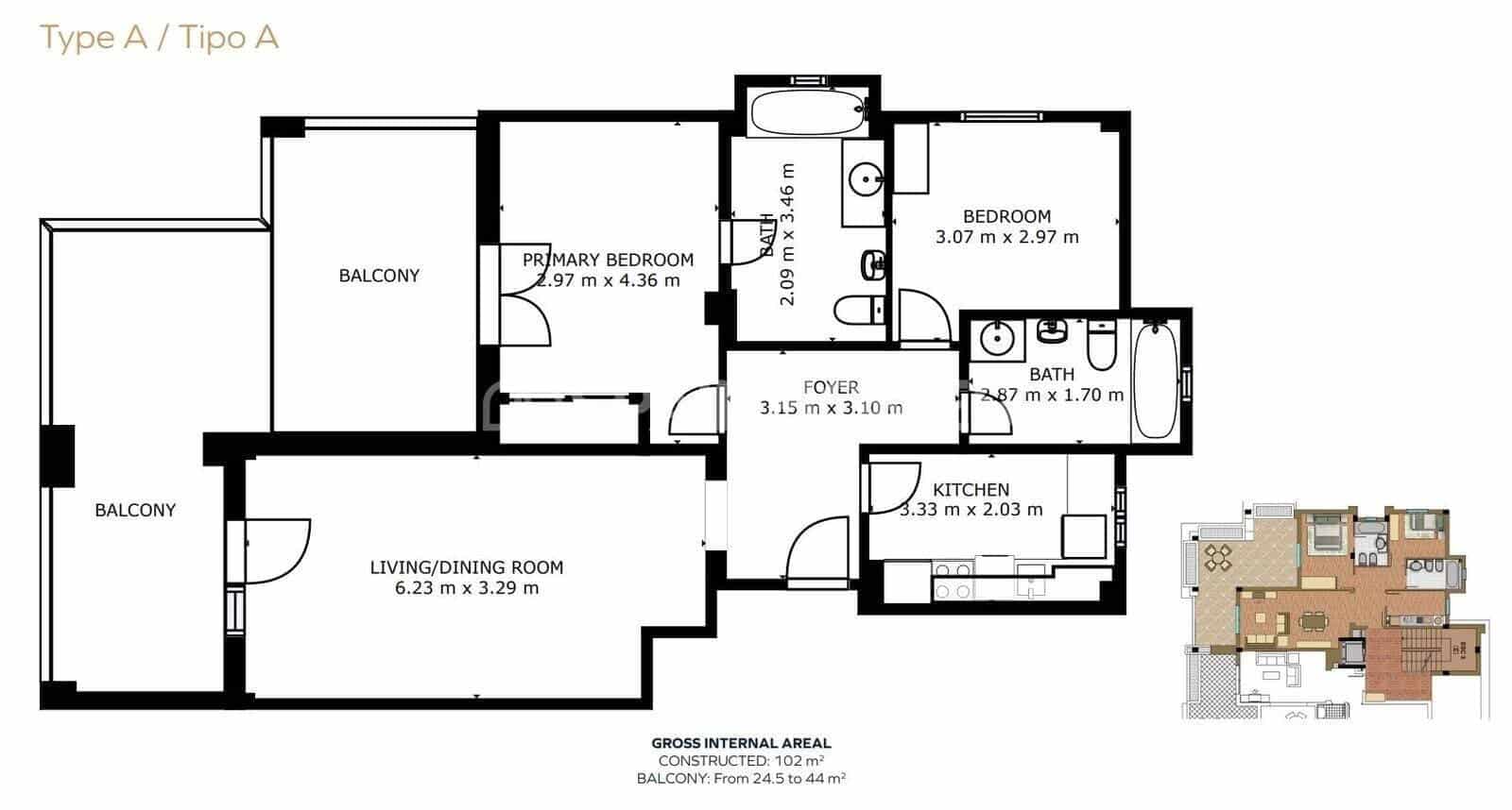 1 soverom Leilighet til salgs i Benahavis med svømmebasseng - € 225 000 (Ref: 10085488)
