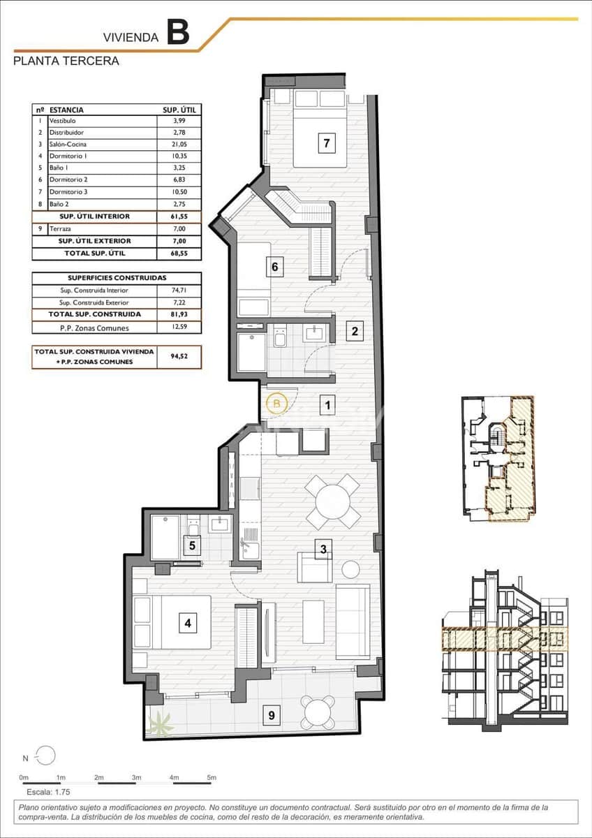 2 soverom Leilighet til salgs i Guardamar del Segura med svømmebasseng - € 215 000 (Ref: 10123408)