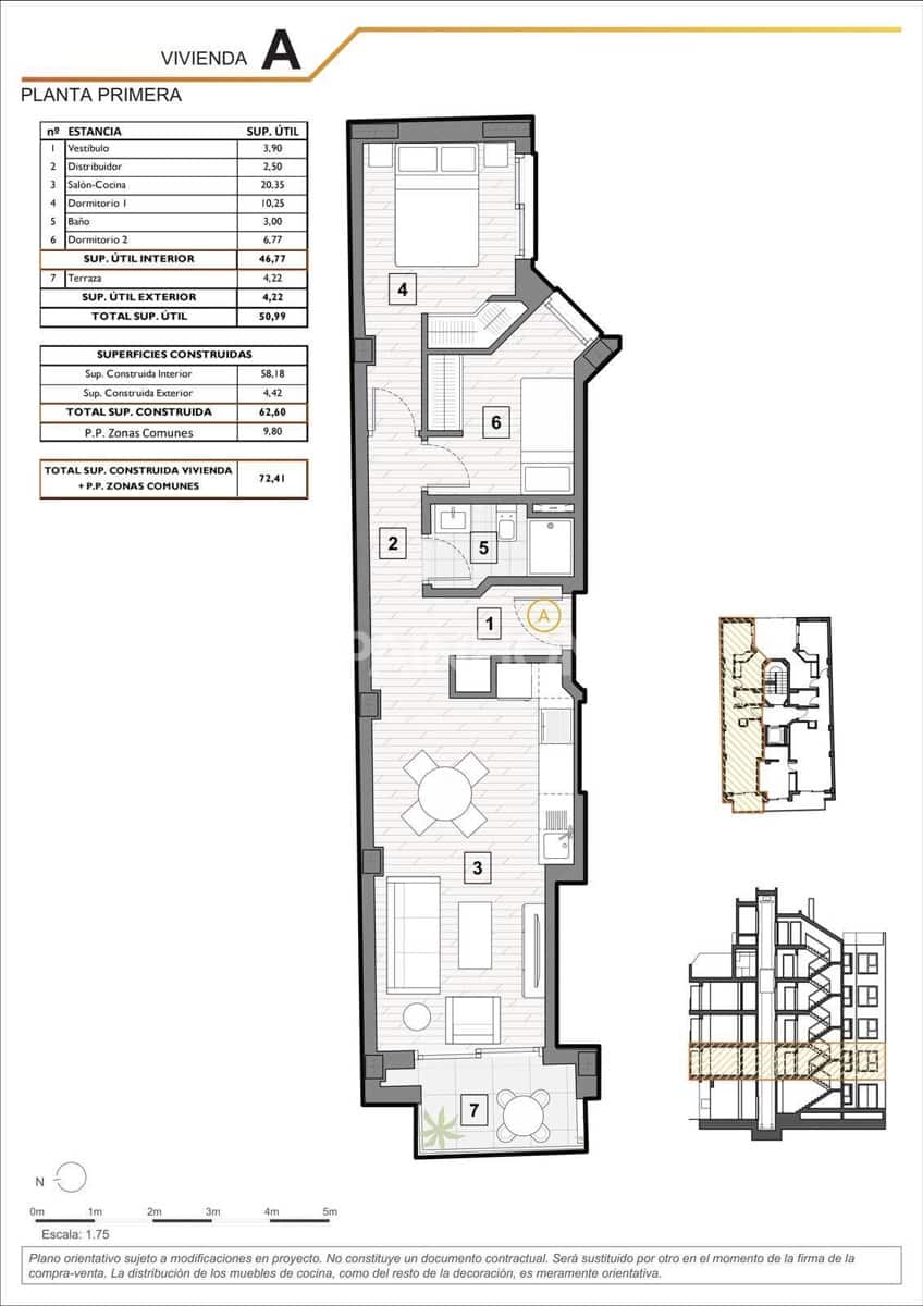 2 soverom Leilighet til salgs i Guardamar del Segura med svømmebasseng - € 215 000 (Ref: 10123408)