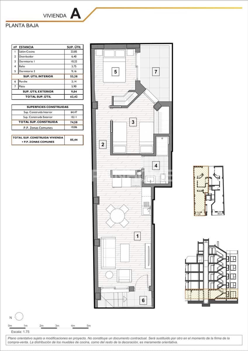 2 soverom Leilighet til salgs i Guardamar del Segura med svømmebasseng - € 215 000 (Ref: 10123408)