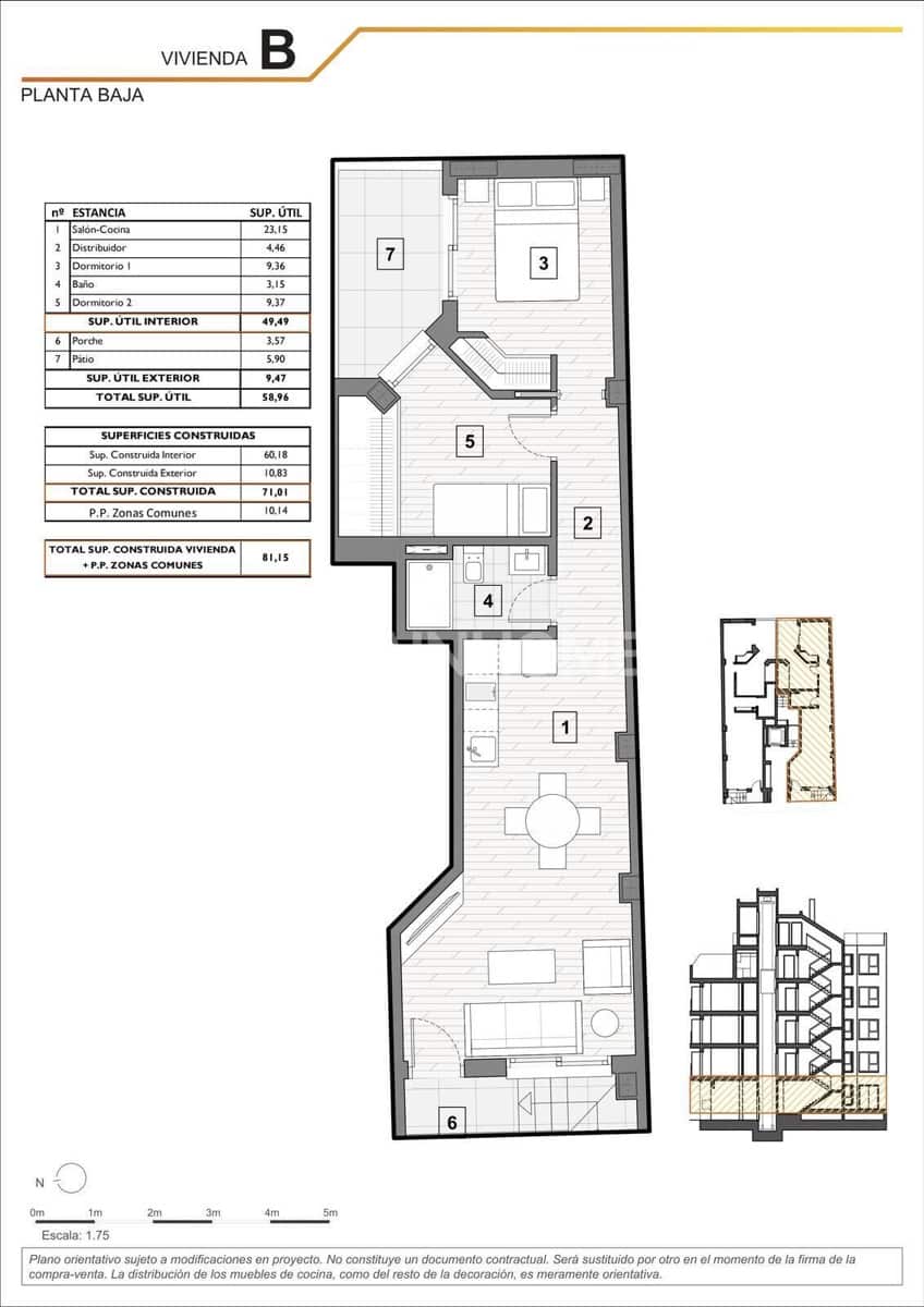 2 soverom Leilighet til salgs i Guardamar del Segura med svømmebasseng - € 215 000 (Ref: 10123408)