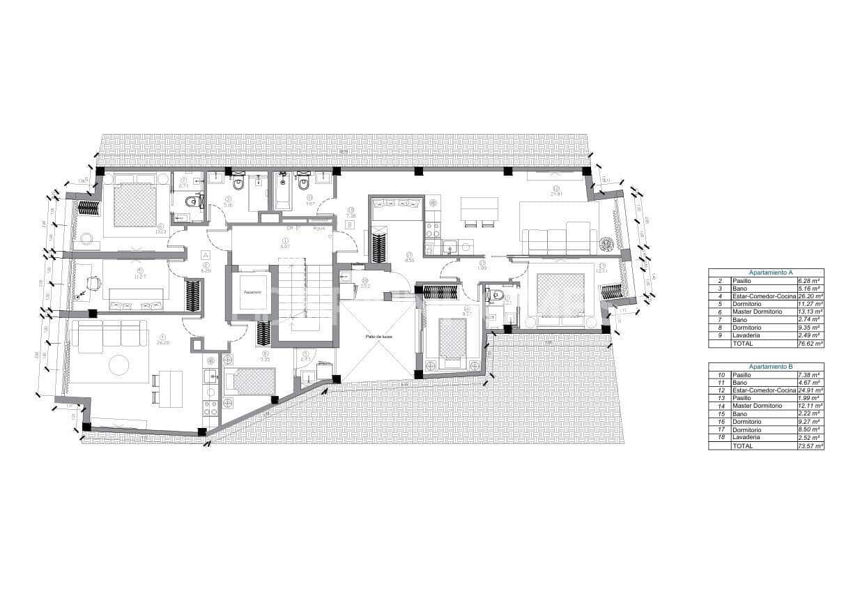 3 sypialnia Mieszkanie na sprzedaż w La Villajoyosa / Vila Joiosa z basenem - 305 000 € (Ref: 10123410)
