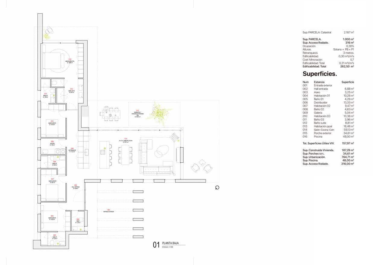 4 camera da letto Villa in vendita in Ciudad Quesada con piscina garage - 1.590.000 € (Rif: 10139110)