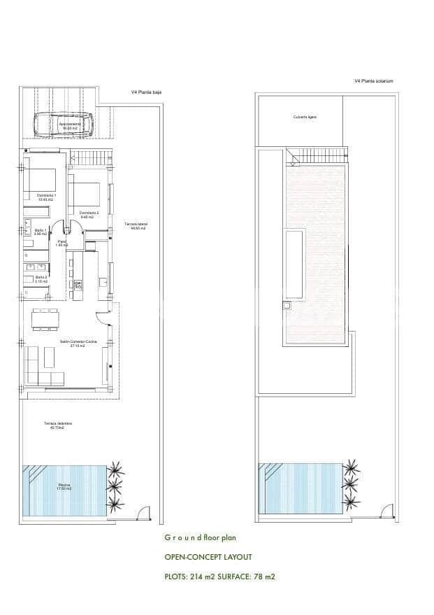 Chalet de 3 habitaciones en Los Alcázares en venta con piscina garaje - 429.000 € (Ref: 10139111)