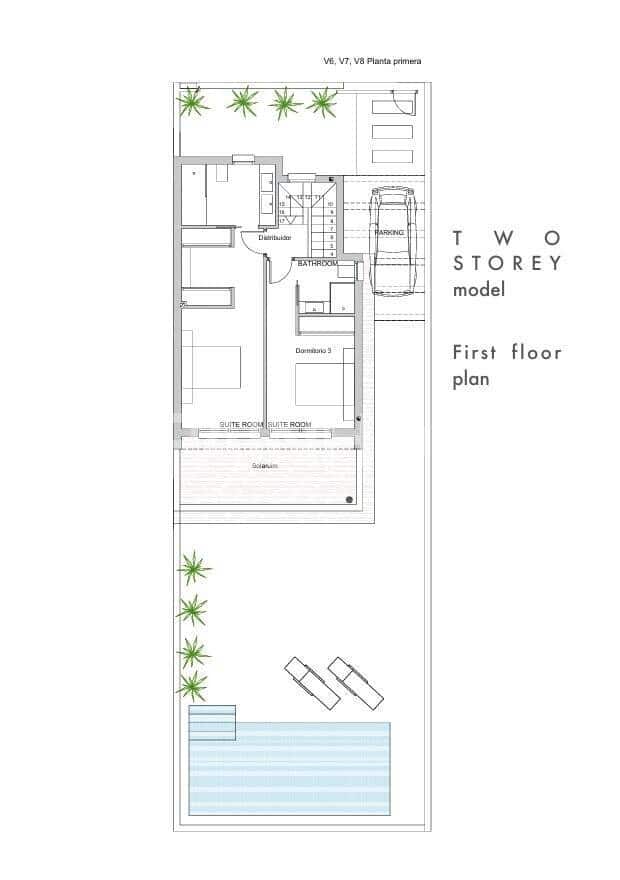 Chalet de 3 habitaciones en Los Alcázares en venta con piscina garaje - 429.000 € (Ref: 10139111)