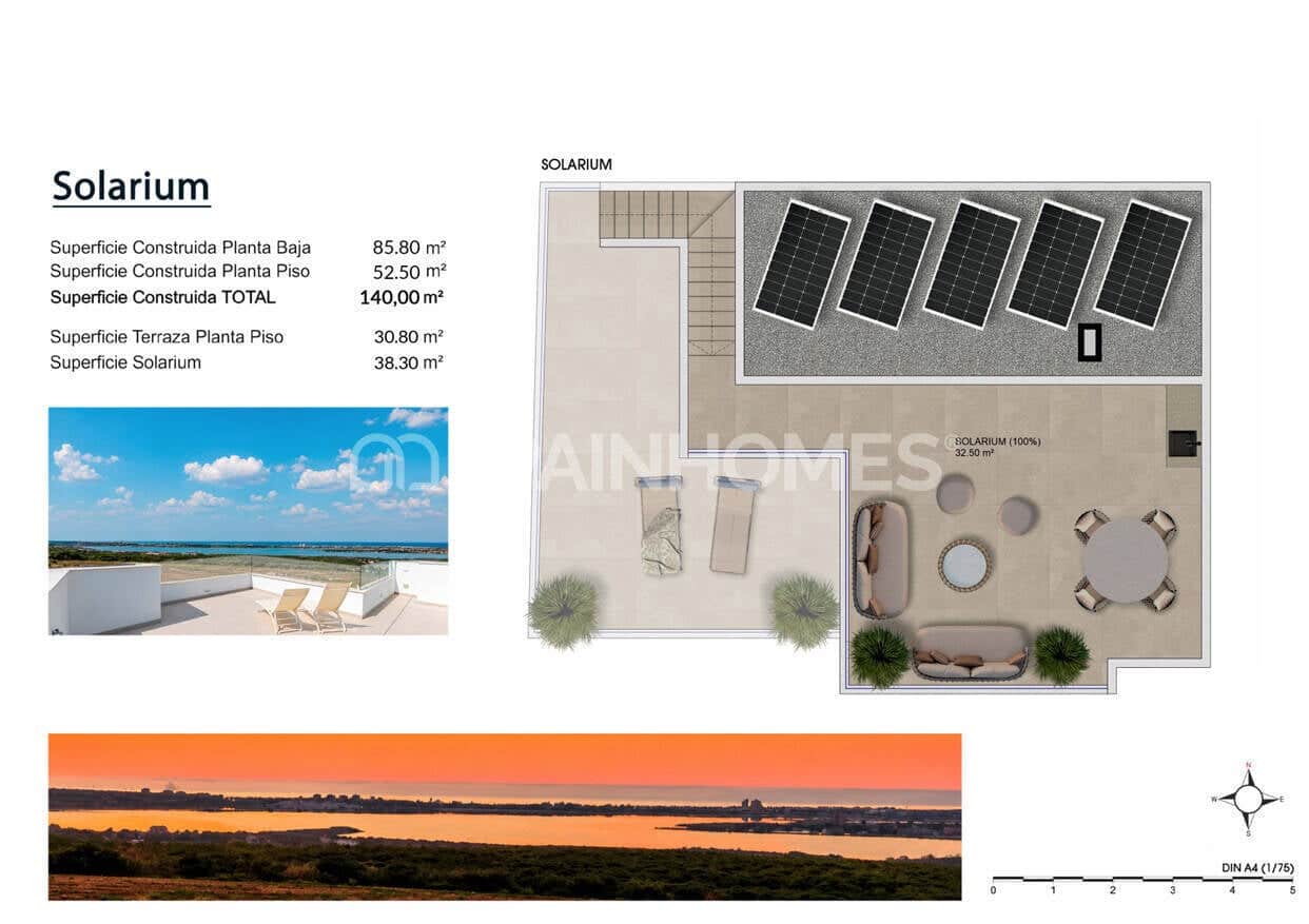3 makuuhuone Huvila myytävänä paikassa Vistabella mukana uima-altaan - 570 000 € (Ref: 10141658)