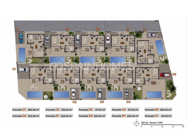 3 makuuhuone Huvila myytävänä paikassa Vistabella, Orihuela mukana uima-altaan - 570 000 € (Ref: 10141658)