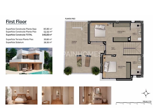 3 soveværelse Villa til salg i Vistabella, Orihuela med swimmingpool - € 570.000 (Ref: 10141658)