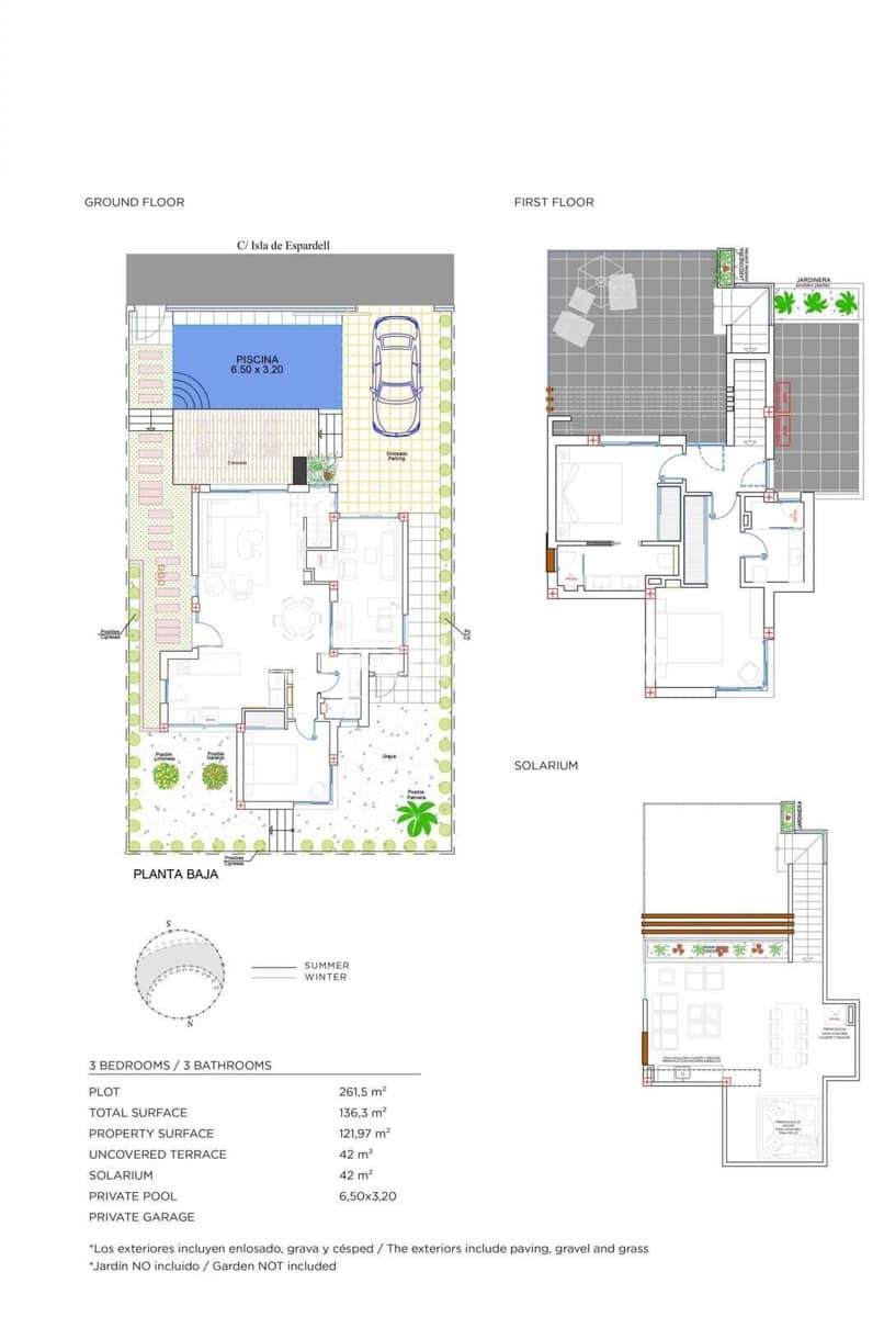 3 sypialnia Willa na sprzedaż w Los Alcazares z basenem garażem - 588 000 € (Ref: 10157213)