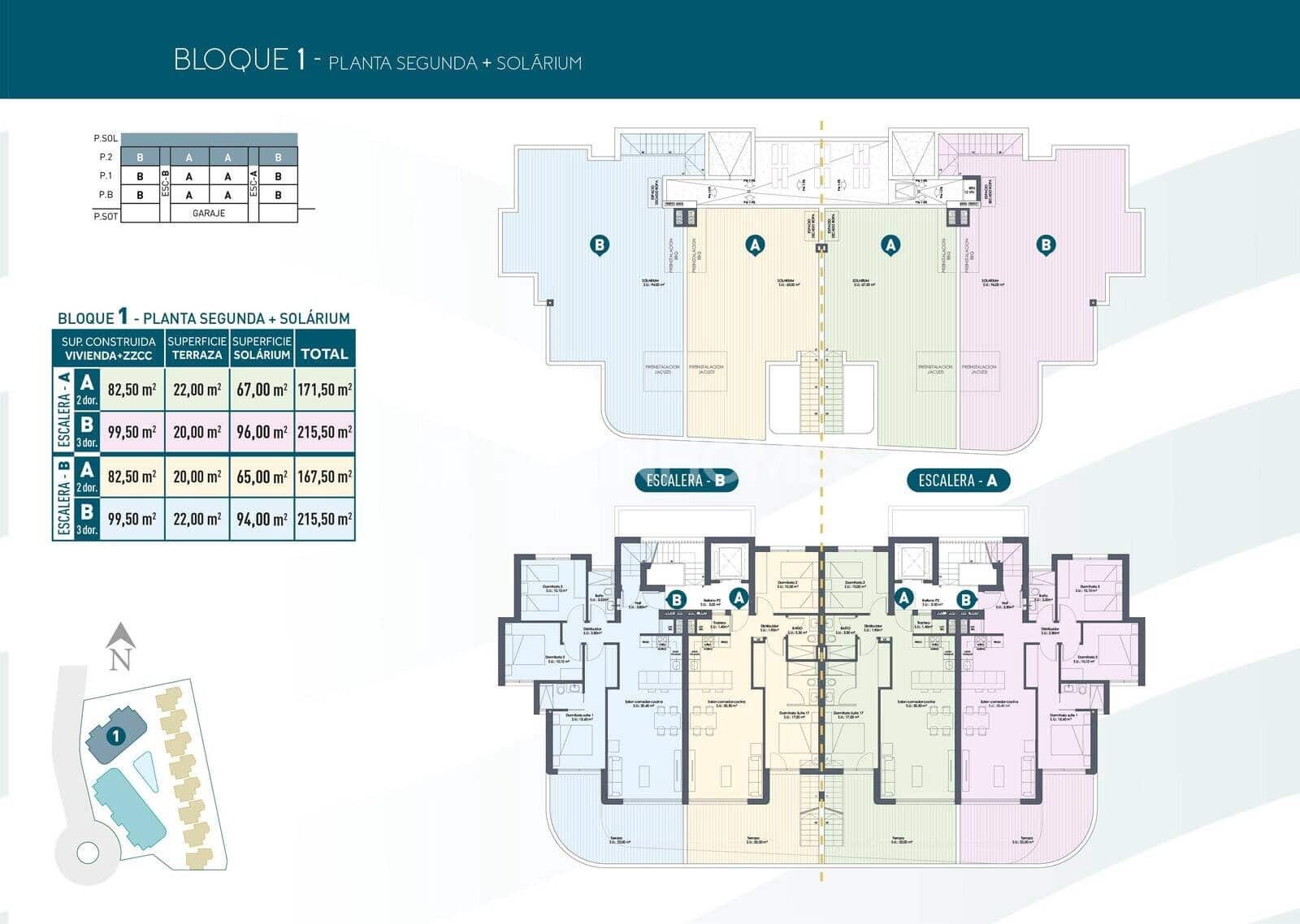 2 slaapkamer Flat te koop in Los Alcazares met zwembad - € 299.000 (Ref: 10176203)