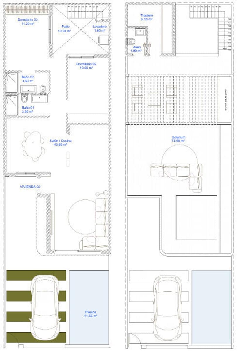2 soveværelse Villa til salg i San Pedro del Pinatar med swimmingpool - € 370.000 (Ref: 10182413)