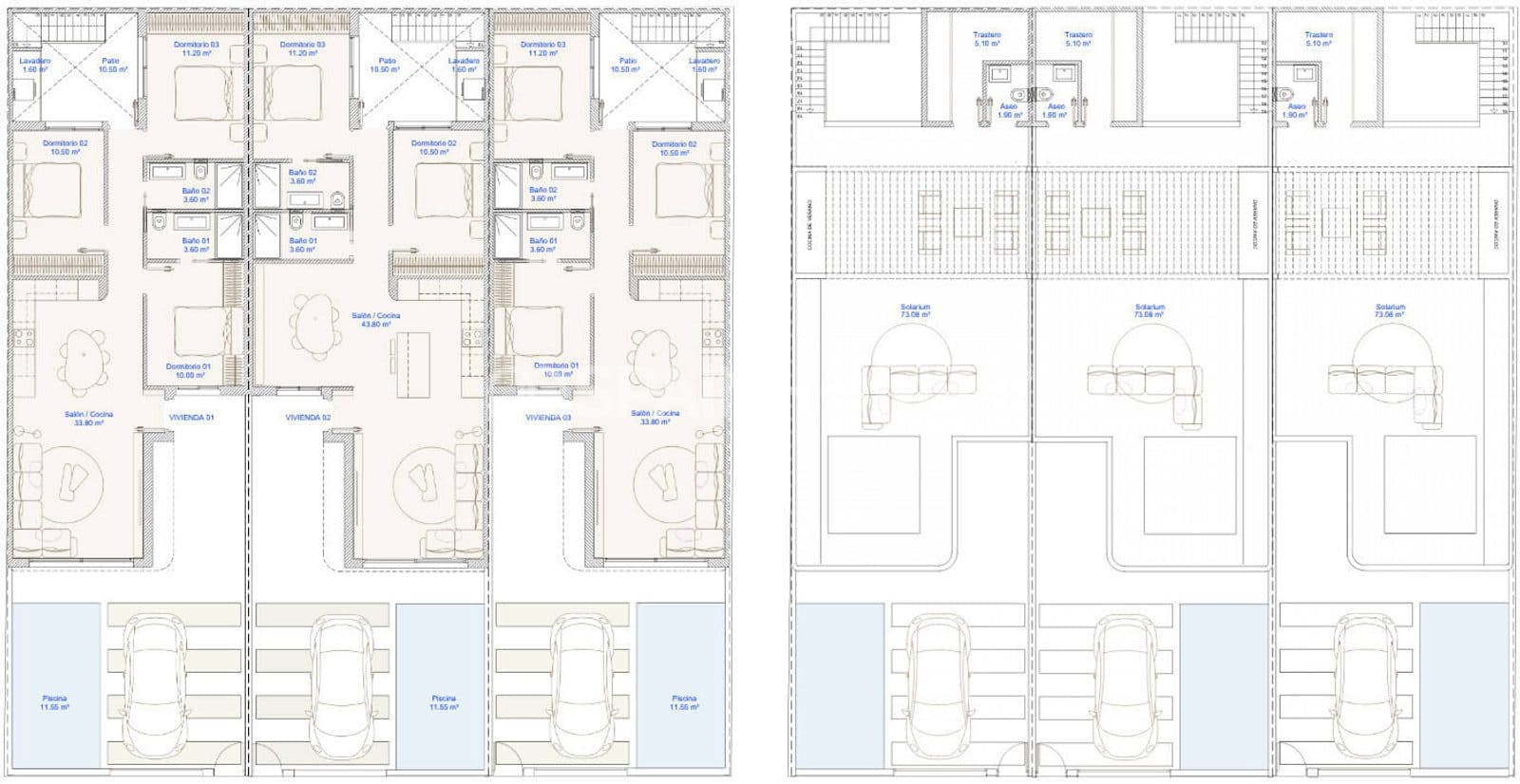 2 soveværelse Villa til salg i San Pedro del Pinatar med swimmingpool - € 370.000 (Ref: 10182413)