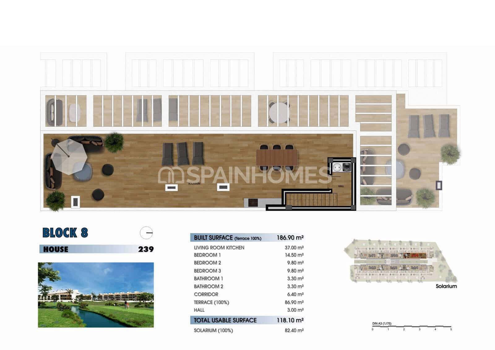 2 Zimmer Wohnung zu verkaufen in Los Alcazares mit Pool - 260.000 € (Ref: 8964507)