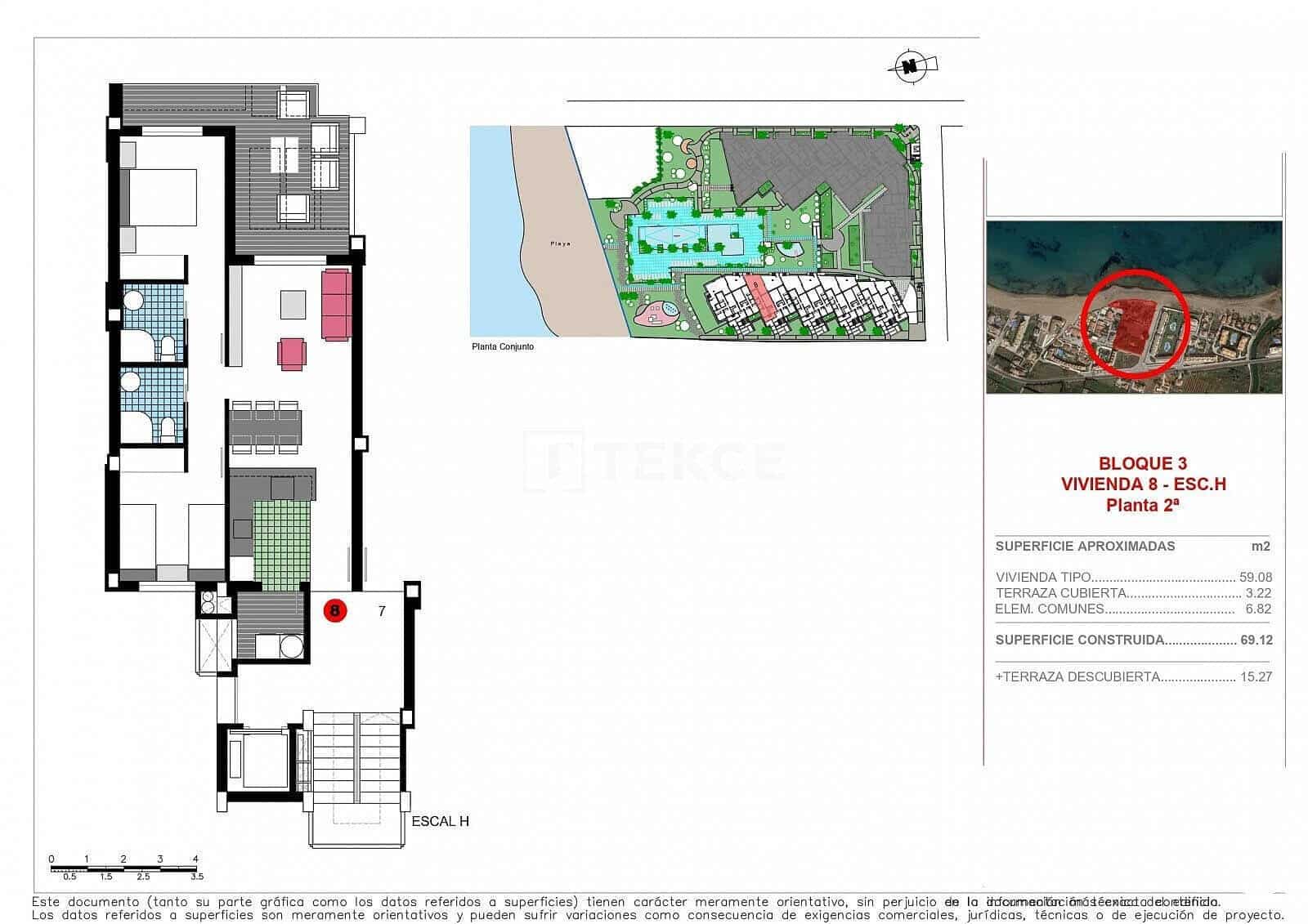 2 soveværelse Lejlighed til salg i Denia med swimmingpool - € 355.000 (Ref: 8964509)