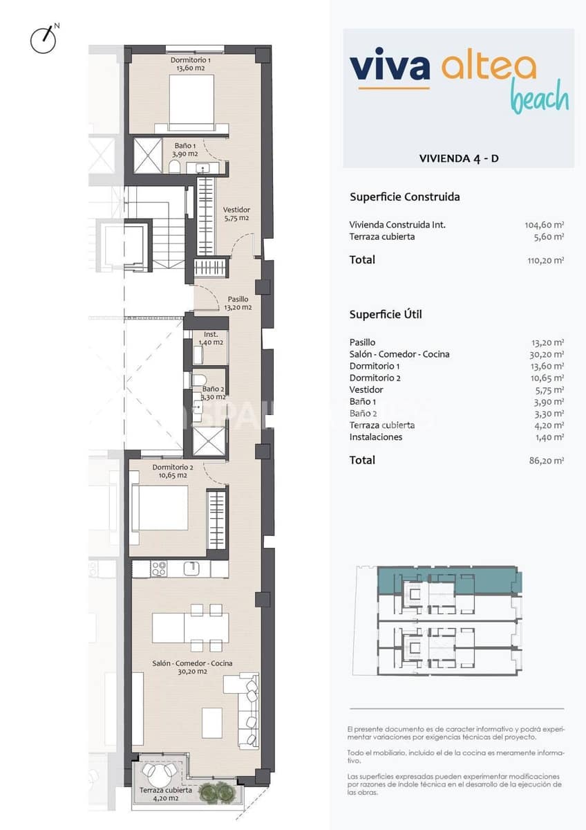 2 sypialnia Mieszkanie na sprzedaż w Altea - 495 000 € (Ref: 8964511)