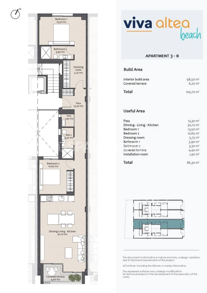 2 sypialnia Mieszkanie na sprzedaż w Altea - 495 000 € (Ref: 8964511)