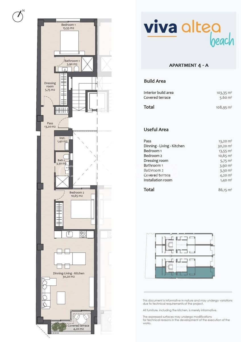 2 sypialnia Mieszkanie na sprzedaż w Altea - 495 000 € (Ref: 8964511)