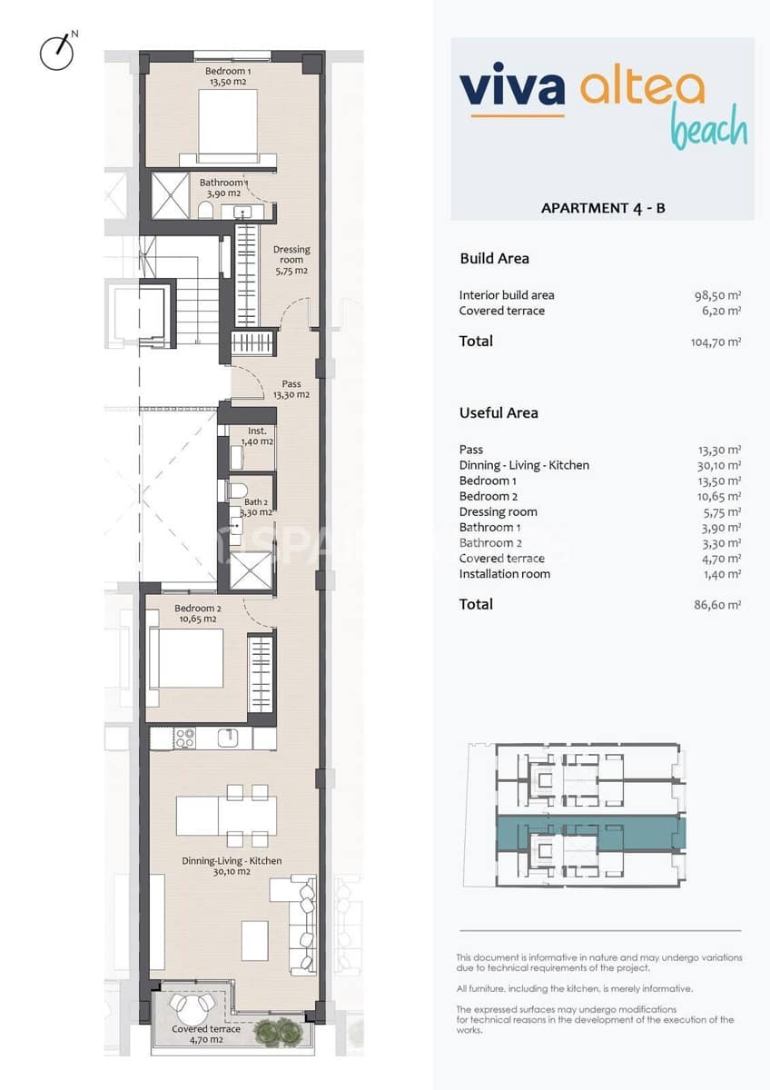 2 sypialnia Mieszkanie na sprzedaż w Altea - 495 000 € (Ref: 8964511)