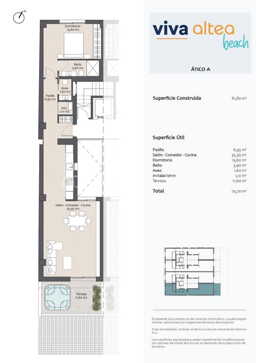2 sypialnia Mieszkanie na sprzedaż w Altea - 495 000 € (Ref: 8964511)