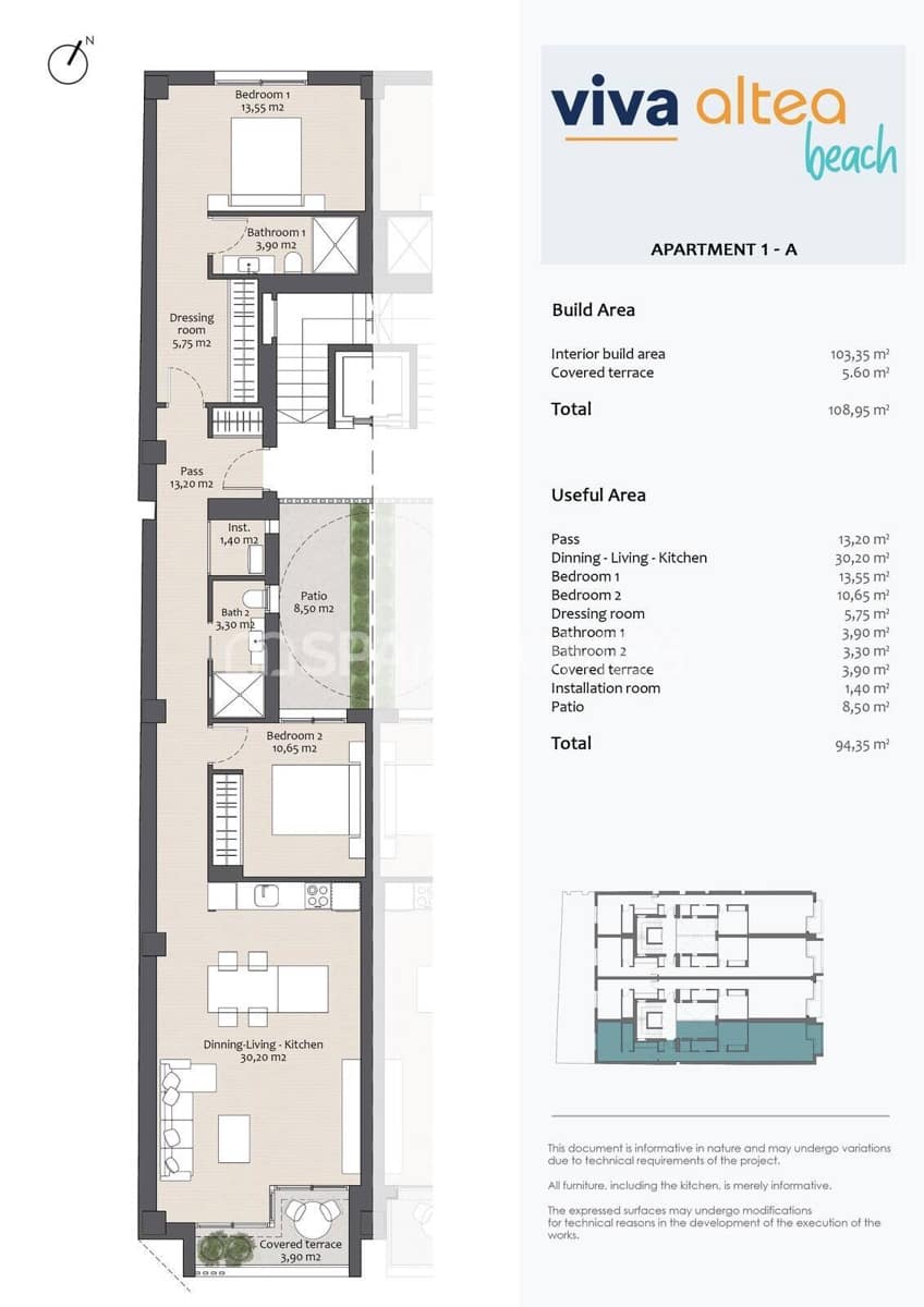 2 sypialnia Mieszkanie na sprzedaż w Altea - 495 000 € (Ref: 8964511)
