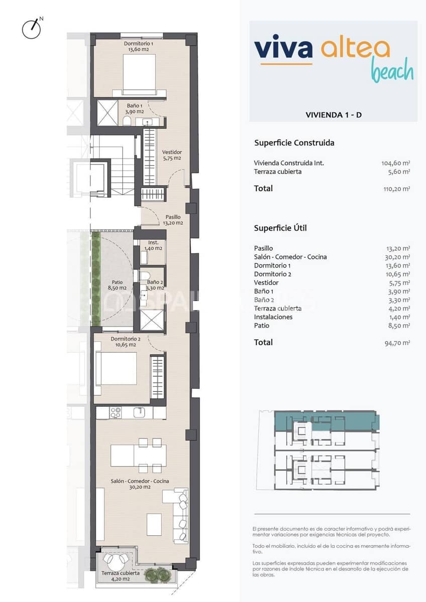 2 sypialnia Mieszkanie na sprzedaż w Altea - 495 000 € (Ref: 8964511)