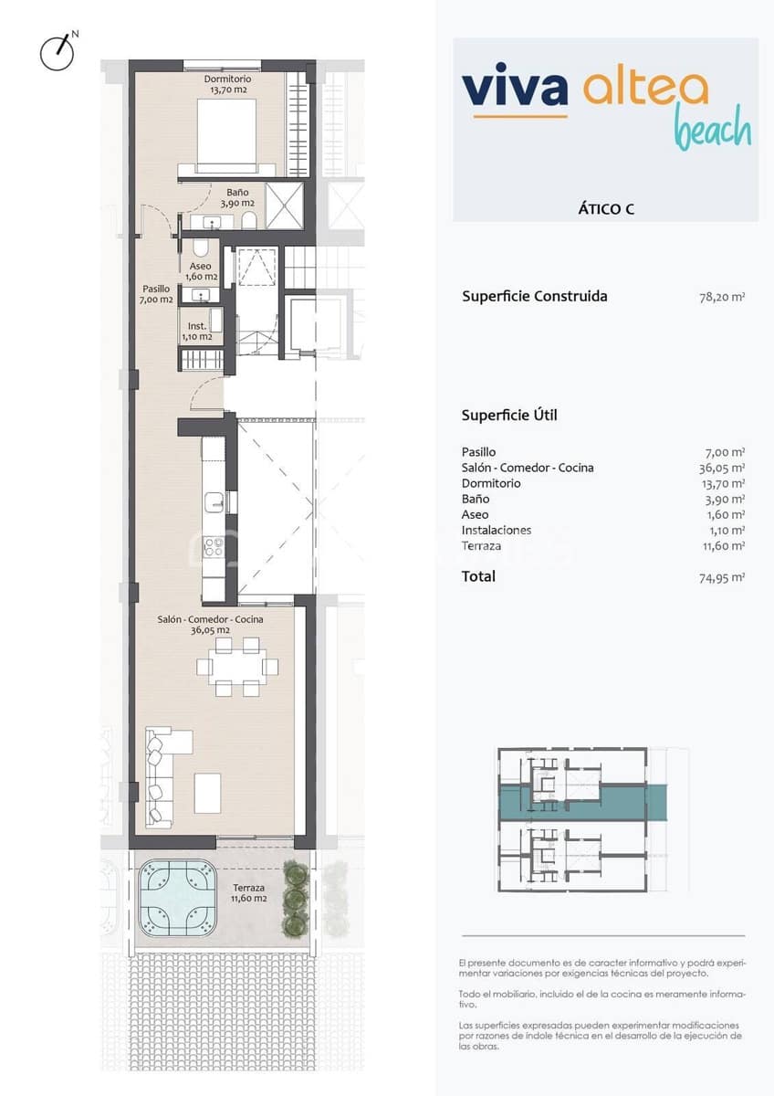 2 sypialnia Mieszkanie na sprzedaż w Altea - 495 000 € (Ref: 8964511)