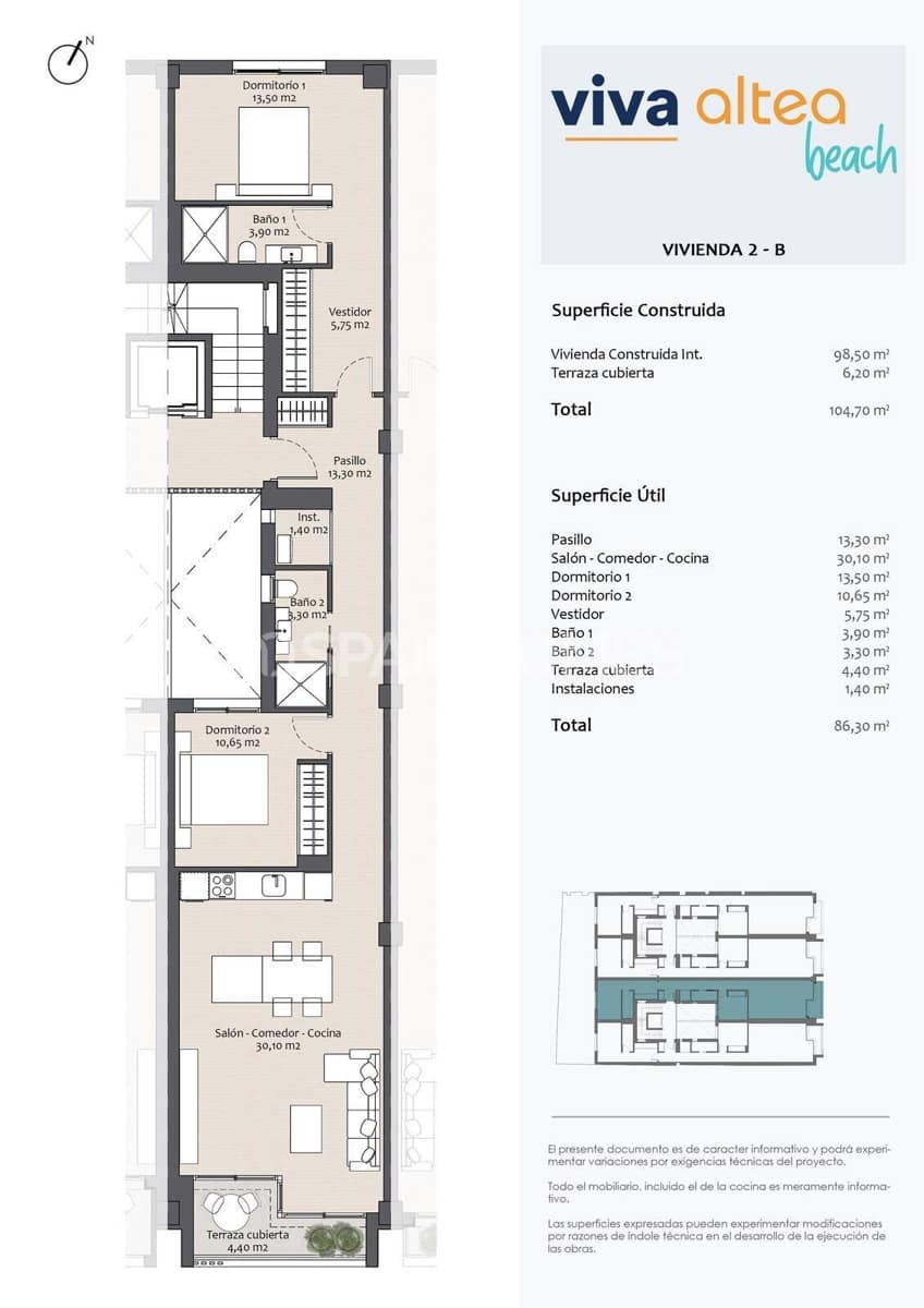 2 sypialnia Mieszkanie na sprzedaż w Altea - 495 000 € (Ref: 8964511)