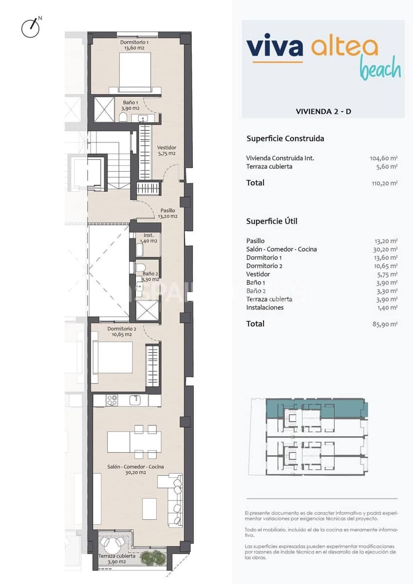 2 sypialnia Mieszkanie na sprzedaż w Altea - 495 000 € (Ref: 8964511)
