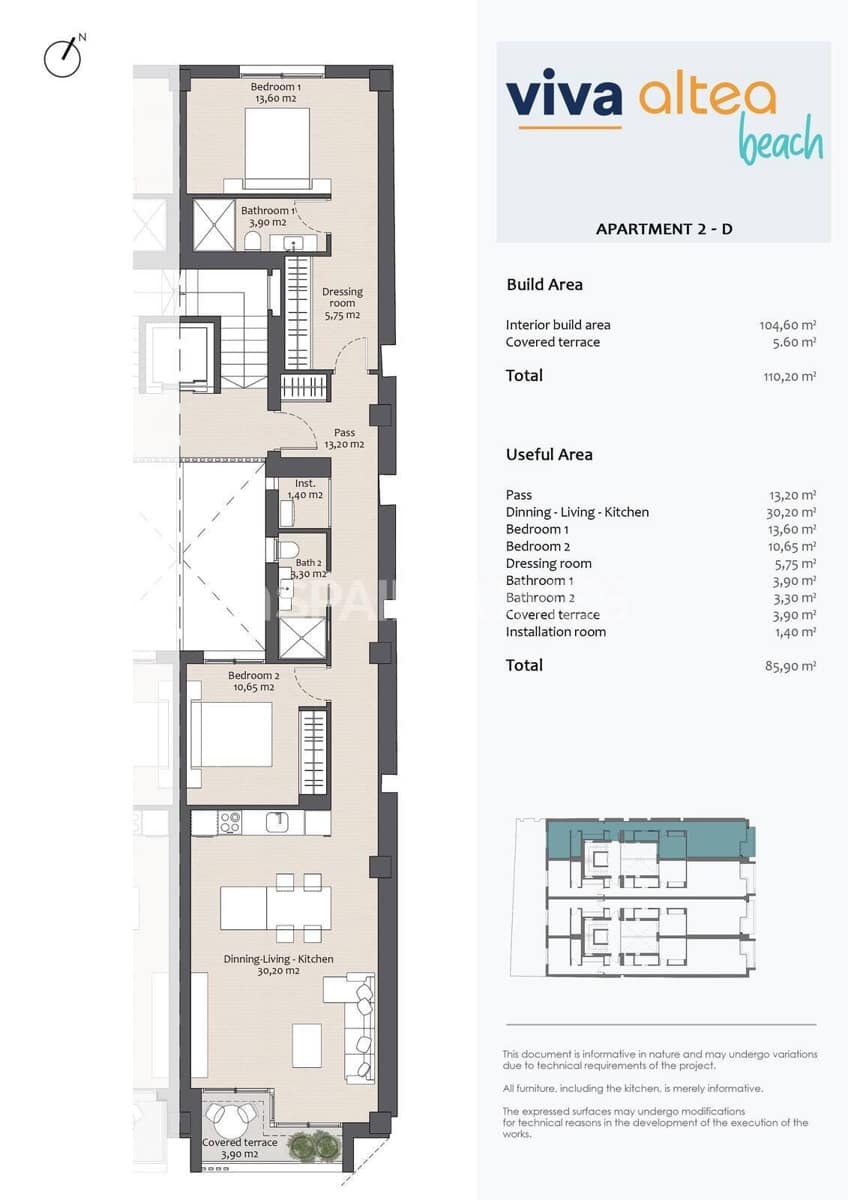 2 sypialnia Mieszkanie na sprzedaż w Altea - 495 000 € (Ref: 8964511)