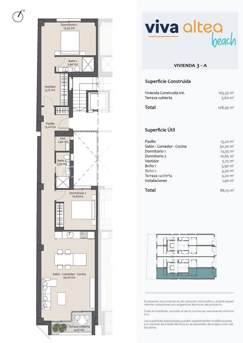 2 sypialnia Mieszkanie na sprzedaż w Altea - 495 000 € (Ref: 8964511)