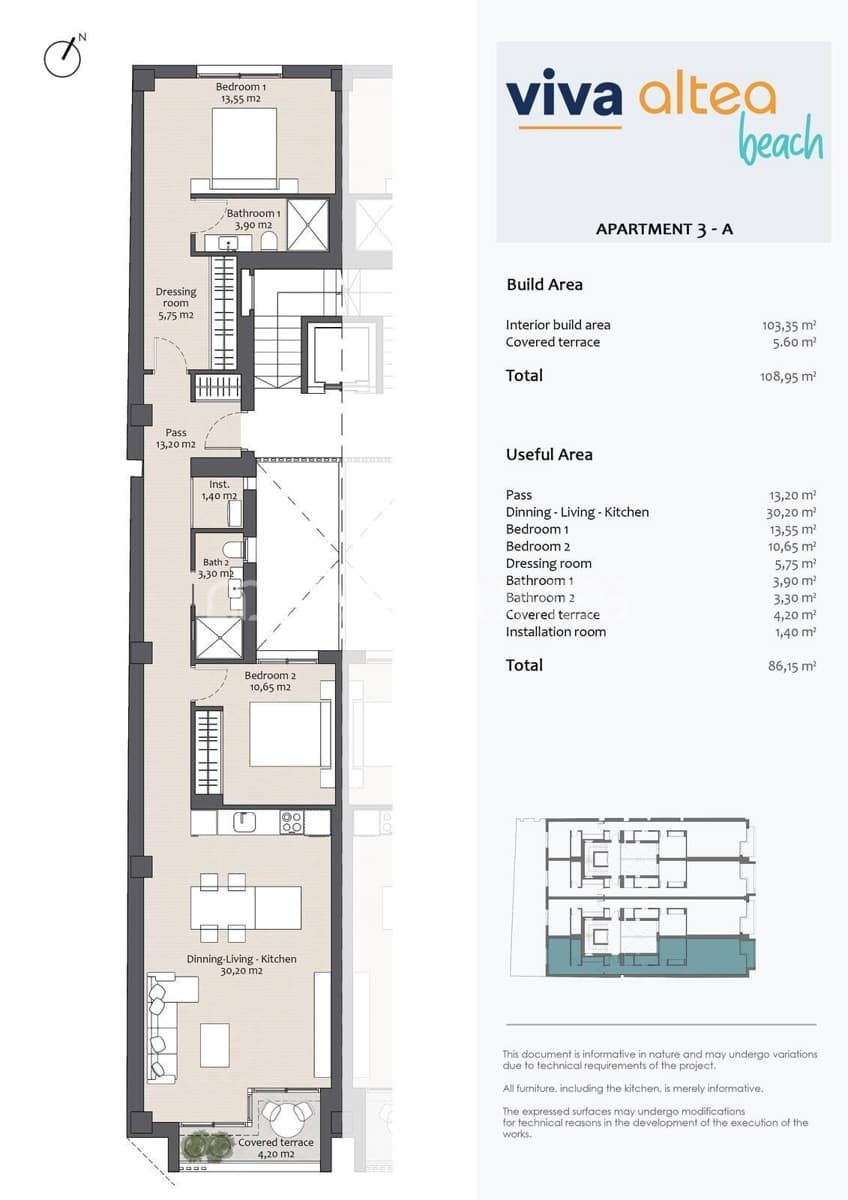 2 sypialnia Mieszkanie na sprzedaż w Altea - 495 000 € (Ref: 8964511)
