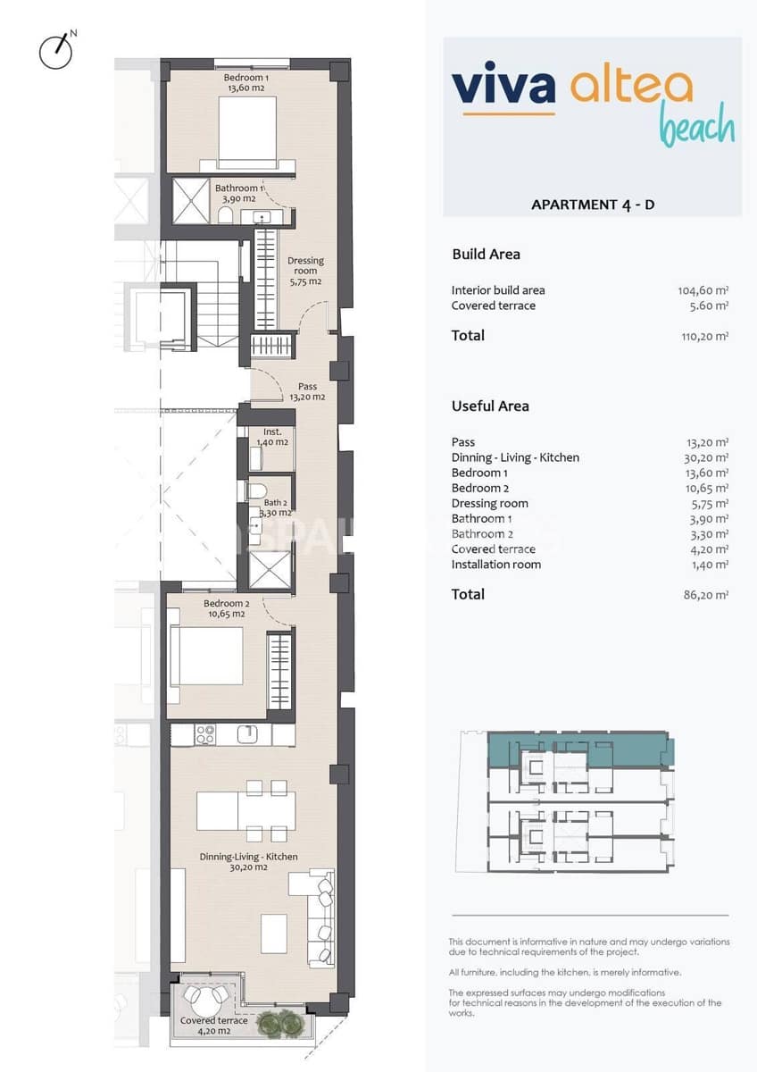 2 sovrum Lägenhet till salu i Altea - 495 000 € (Ref: 8964511)