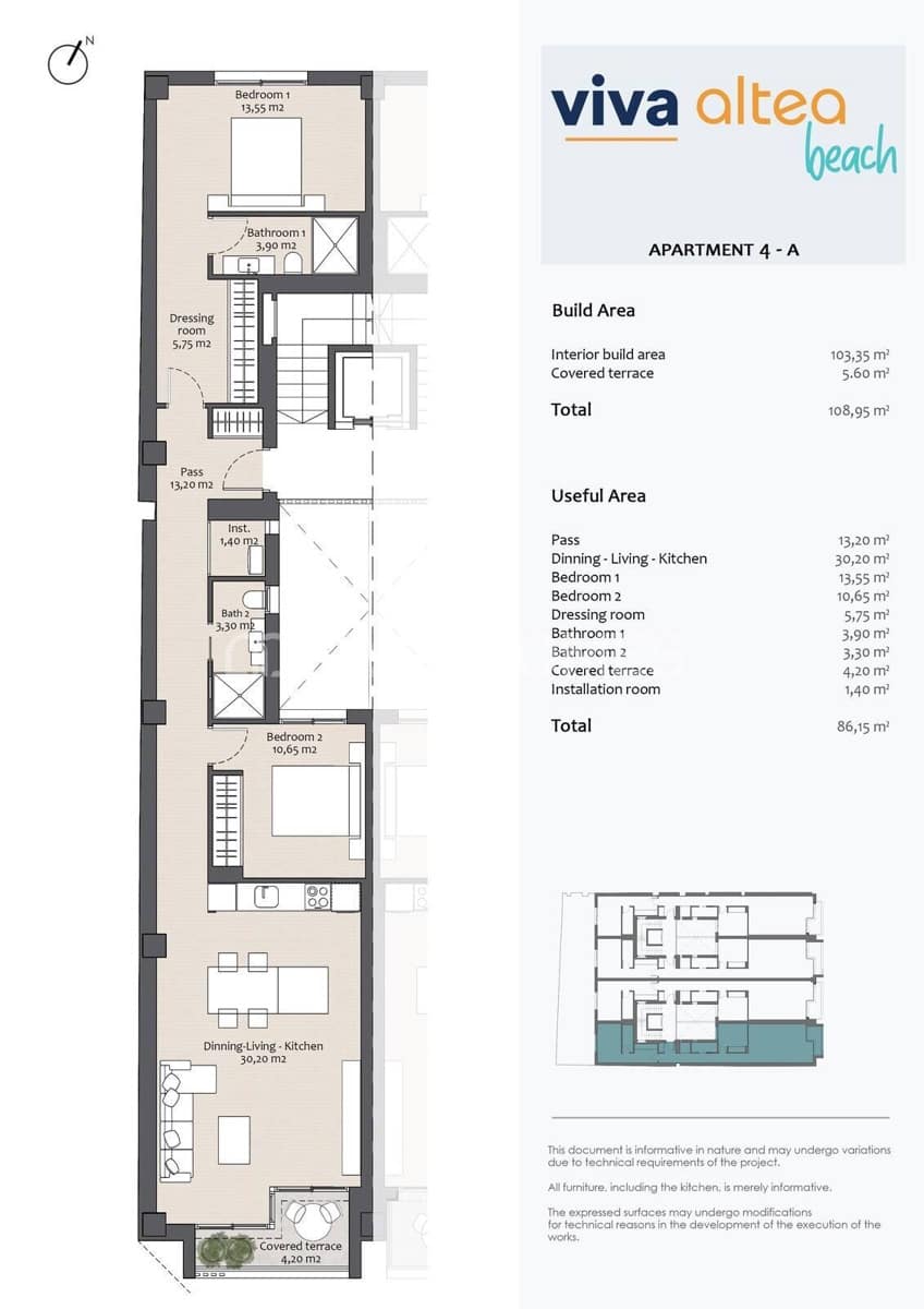 2 sovrum Lägenhet till salu i Altea - 495 000 € (Ref: 8964511)