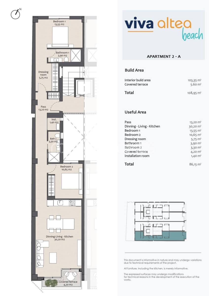 2 sovrum Lägenhet till salu i Altea - 495 000 € (Ref: 8964511)
