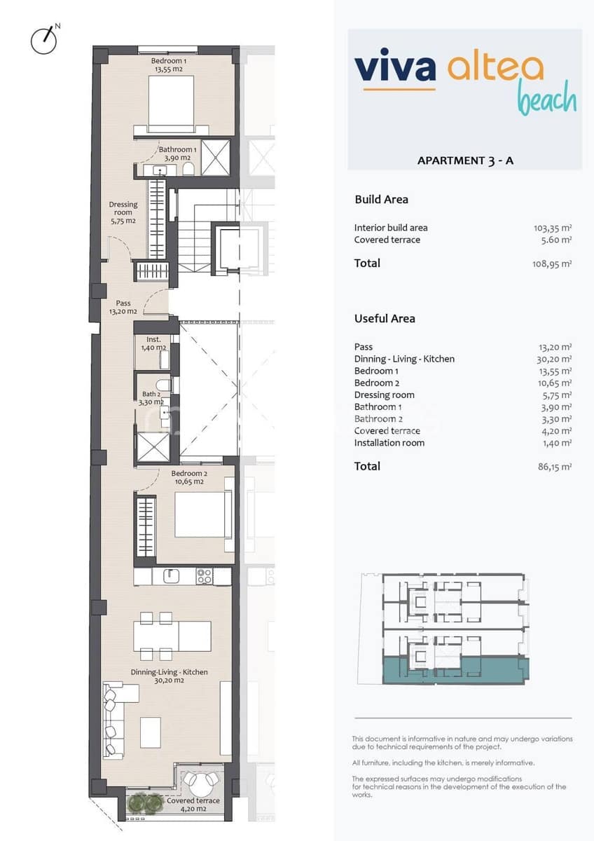2 sovrum Lägenhet till salu i Altea - 495 000 € (Ref: 8964511)