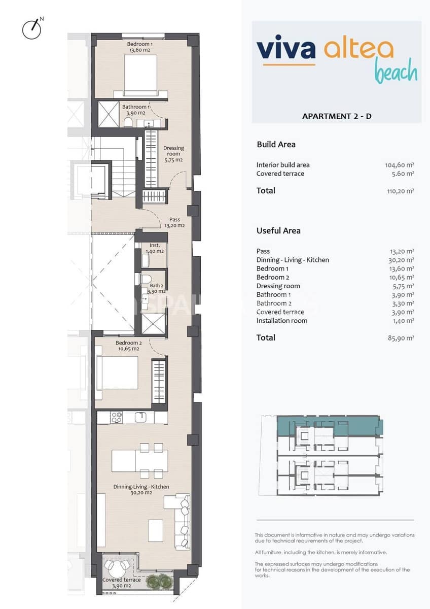 2 sovrum Lägenhet till salu i Altea - 495 000 € (Ref: 8964511)