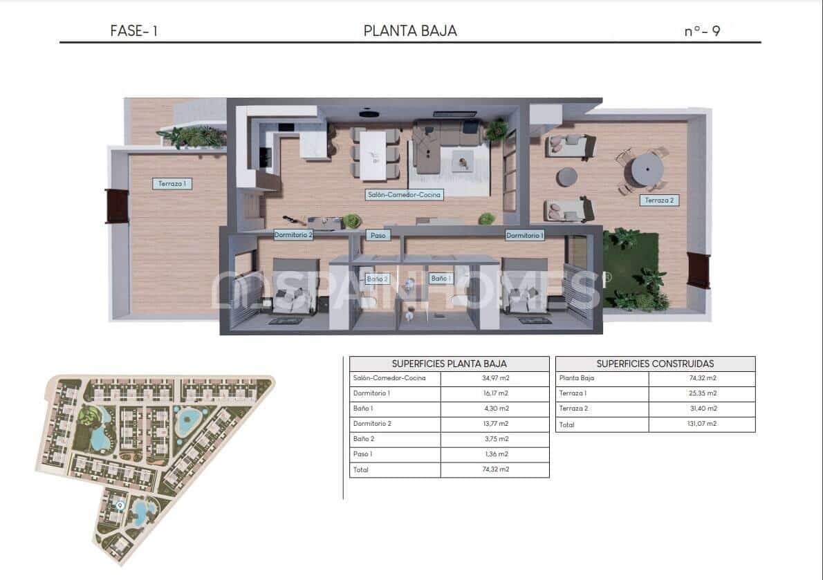 2 camera da letto Appartamento in vendita in Los Altos con piscina - 270.000 € (Rif: 8964521)