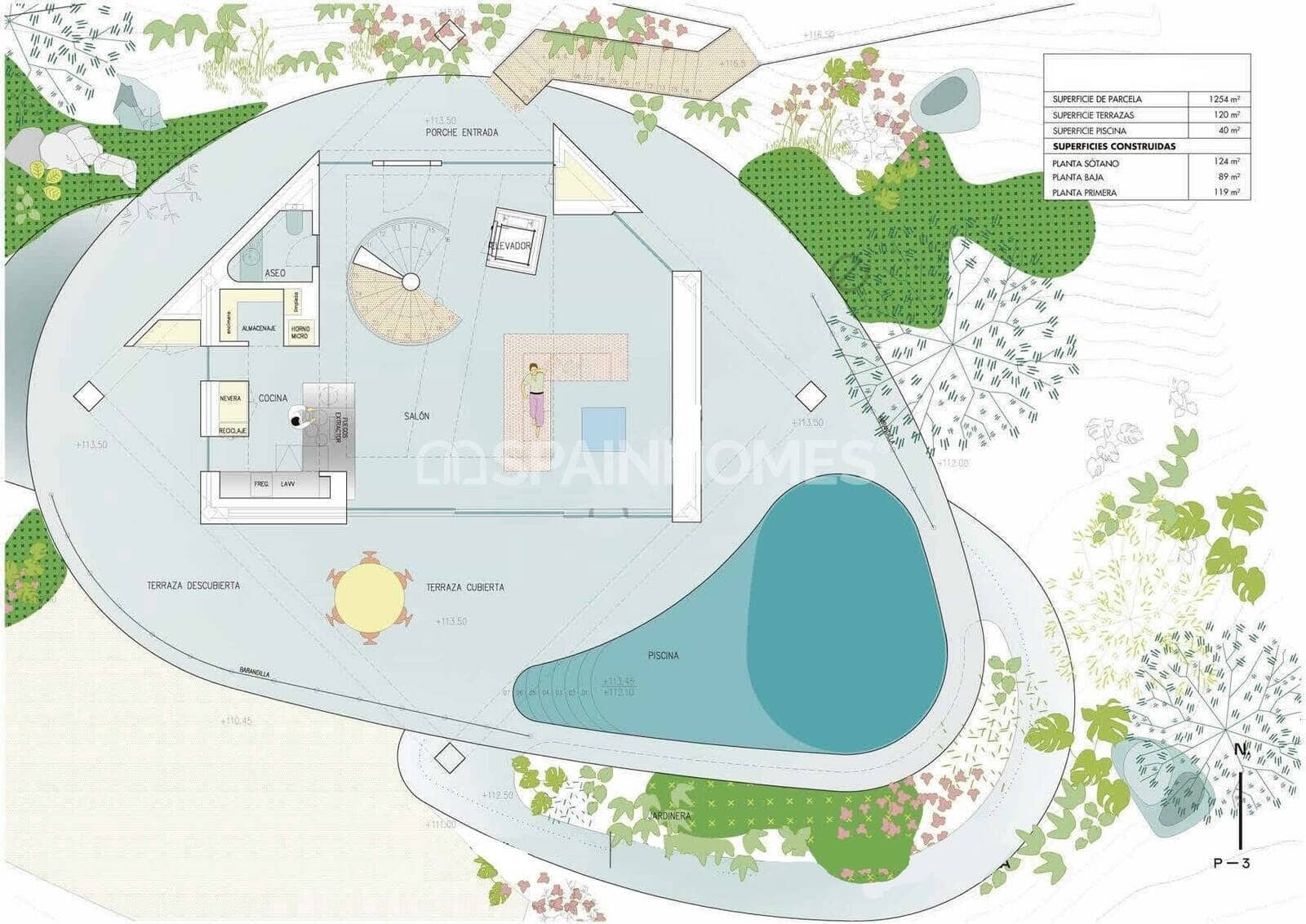 Chalet de 3 habitaciones en San Miguel de Salinas en venta con piscina - 2.365.000 € (Ref: 8964522)