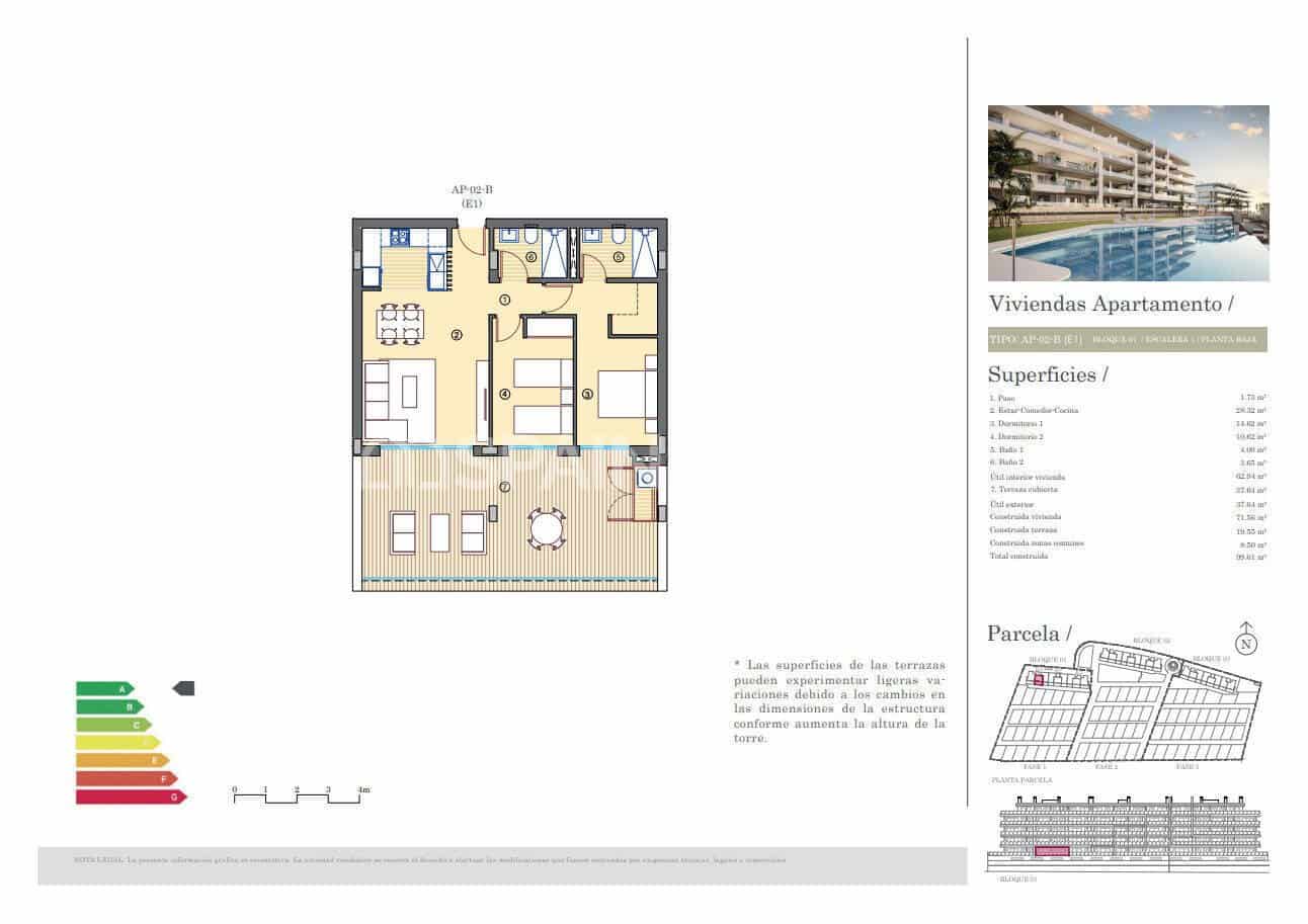 2 sovrum Lägenhet till salu i Muchamiel / Mutxamel med pool - 266 000 € (Ref: 8964526)