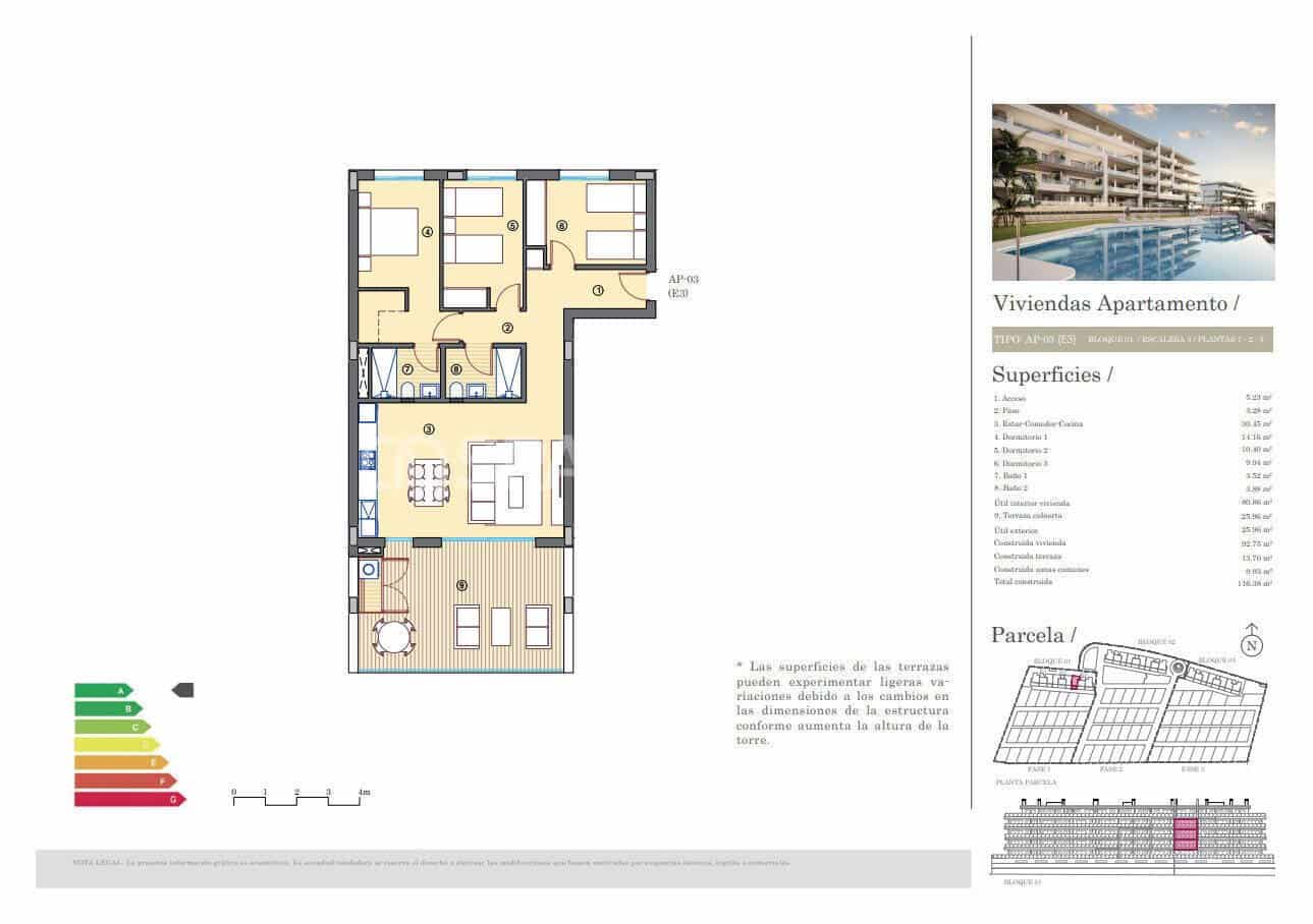 2 sovrum Lägenhet till salu i Muchamiel / Mutxamel med pool - 266 000 € (Ref: 8964526)