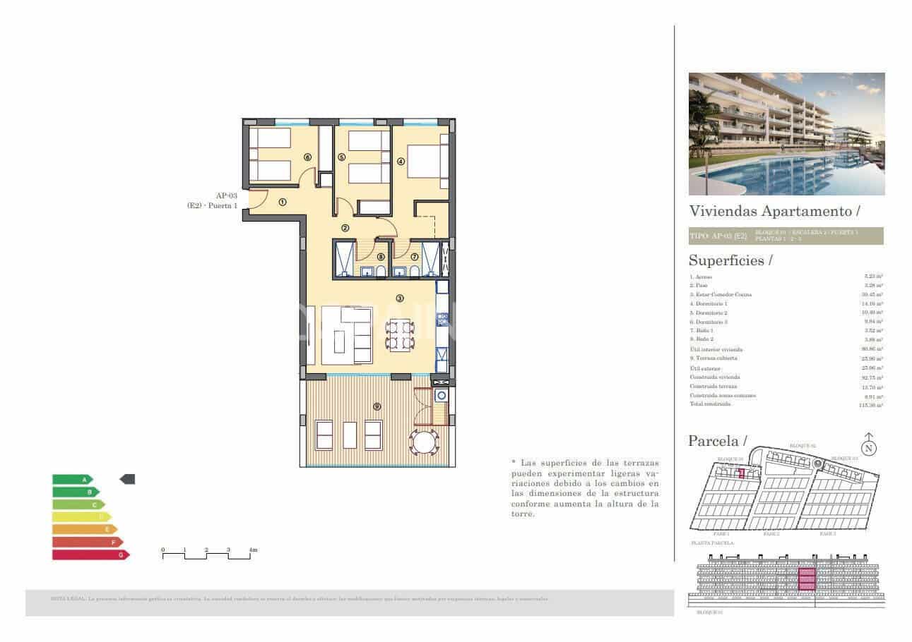 2 sovrum Lägenhet till salu i Muchamiel / Mutxamel med pool - 266 000 € (Ref: 8964526)