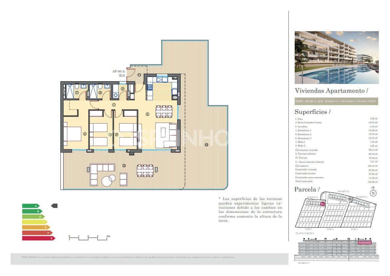 2 sovrum Lägenhet till salu i Muchamiel / Mutxamel med pool - 266 000 € (Ref: 8964526)