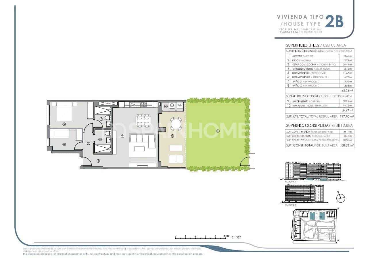 2 soveværelse Lejlighed til salg i Orihuela Costa med swimmingpool - € 299.000 (Ref: 8964527)