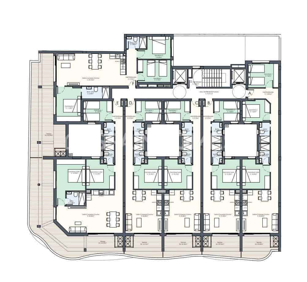 2 bedroom Flat for sale in Torrevieja with pool - € 339,000 (Ref: 8964528)