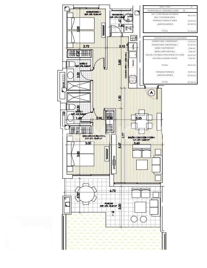 2 bedroom Flat for sale in Playa Flamenca with pool - € 425,000 (Ref: 8964534)